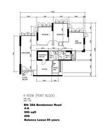 Blk 38A The River Vista @ Kallang (Kallang/Whampoa), HDB 4 Rooms #576318961